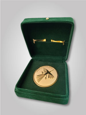 medalla de bronce personalizada