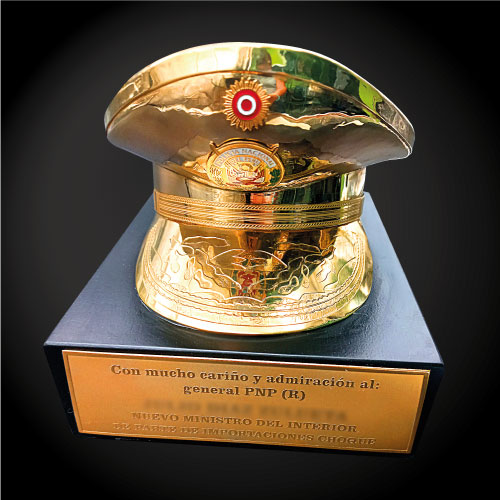 trofeo de bronce personalizado